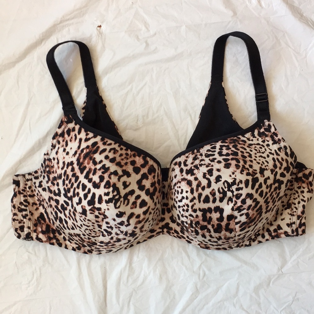 Torrid Curve Leopard Print Underwire Bra Size 42c… - image 1